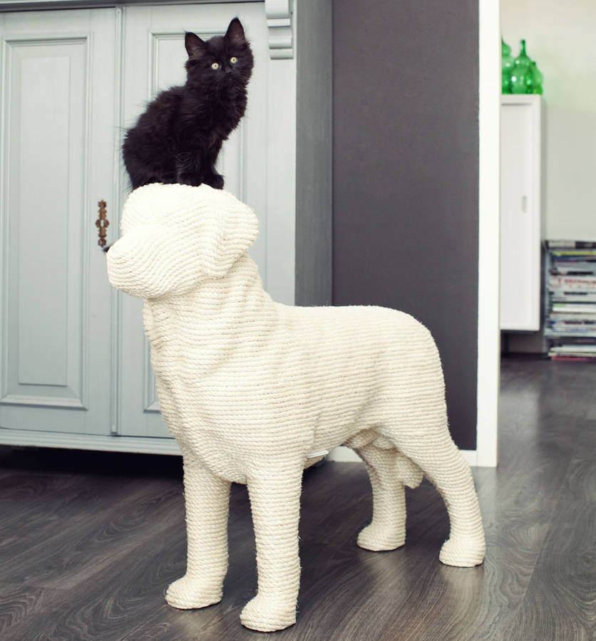 Dog Shaped Cat Scratching Post