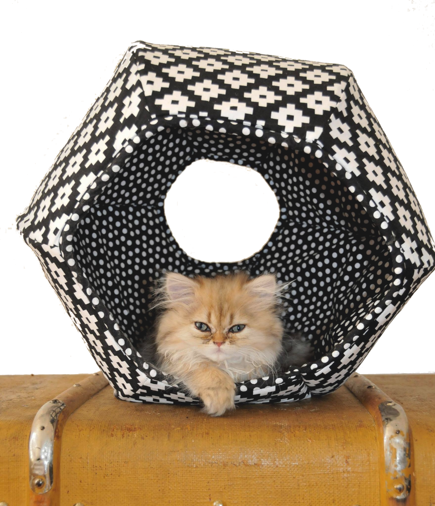 hanging ball cat bed