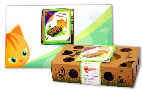 cardboard treat puzzle game