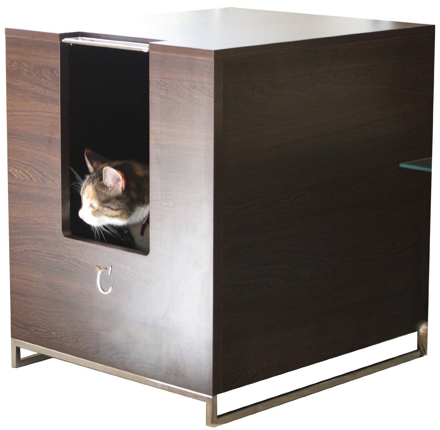 Modern cat 2025 litter box hider