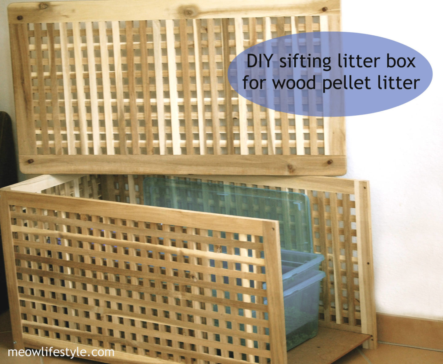 Diy sifter 2024 litter box