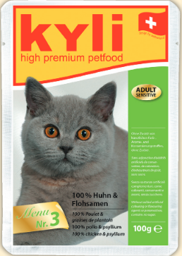 Kylie cat food menu number 3