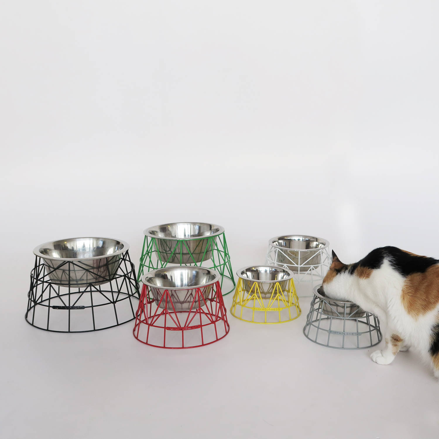 bartholomeow anselmo stylish pet food bowls