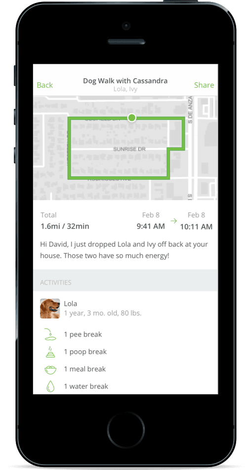 Rover.com Pet-Sitting app
