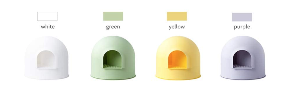 Pidan Igloo litter box colors